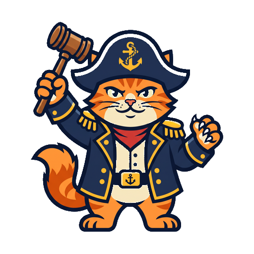Captain Claw, the CaptainBid mascot
